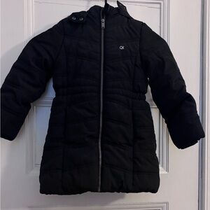 Calvin Klein Kids Puffer Coat in Black